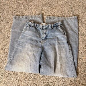 Women’s Reformation Jeans Tomas Super Wide Leg Slouch Trouser Jean Sz 25 M